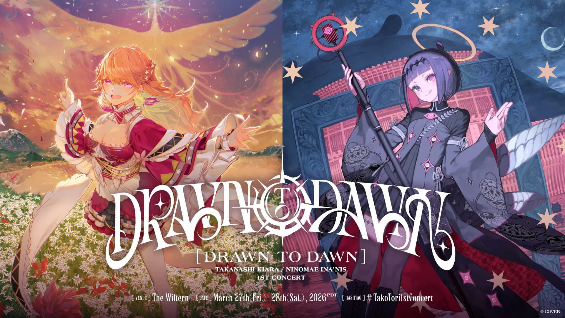 Takanashi Kiara / Ninomae Ina’nis 1st Concert “Drawn to Dawn” Day 1